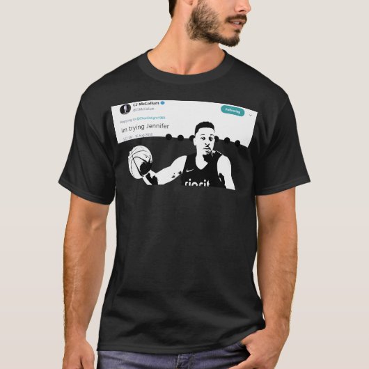 Ik probeer Jennifer T-shirt (Voorkant)