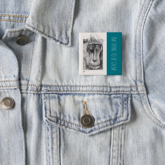 Ik probeer kalm te worden in de Button van het jaa (In situ)