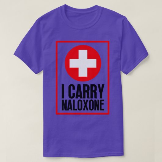 Ik probeer naloxon 14 t-shirt (Design voorkant)