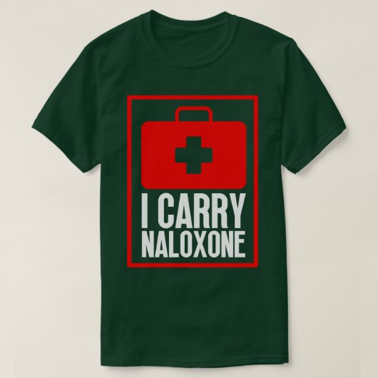 Ik probeer naloxon 16 t-shirt (Design voorkant)