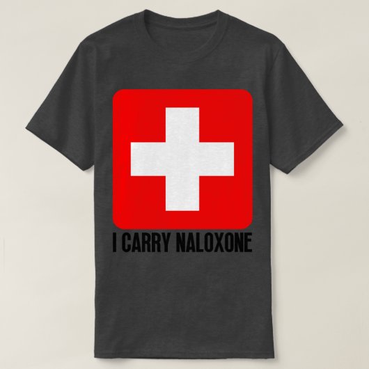 Ik probeer naloxon 18 t-shirt (Design voorkant)