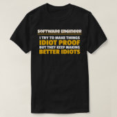 Ik probeer om dingen te bewijzen software ingenieu t-shirt (Design voorkant)