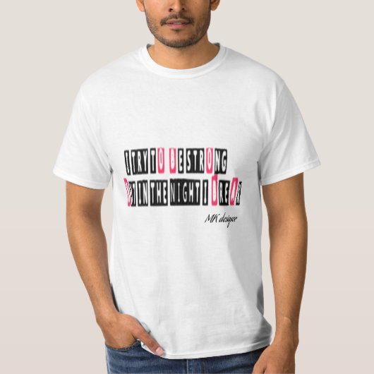 Ik probeer sterk te zijn t-shirt (Voorkant)