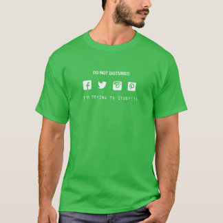 Ik probeer te studeren t-shirt