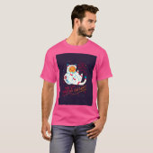 Ik probeer toch Catstronaut T-shirt (Voorkant volledig)