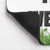 Ik probeer uit het onkruid te blijven muismat (Hoek)