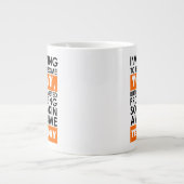 Ik probeer vandaag Geweldige Geweldige te zijn gis Grote Koffiekop (Voorkant)