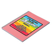 Ik probeer vandaag Geweldige te zijn Notitieboek (Linkerzijde)