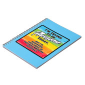 Ik probeer vandaag Geweldige te zijn Notitieboek (Linkerzijde)