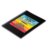 Ik probeer vandaag Geweldige te zijn Notitieboek (Linkerzijde)