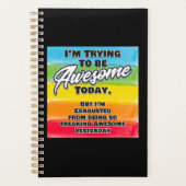 Ik probeer vandaag Geweldige te zijn Planner (Voorkant)