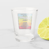 Ik probeer vandaag Geweldige te zijn Shot Glas (Achterkant)
