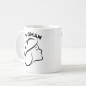 Ik probeer vandaag zo geweldig mogelijk te zijn koffiemok (Voorkant links)