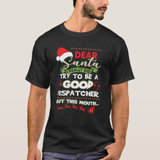 Ik probeerde echt een goed kerstfeest te zijn t-shirt (Voorkant)
