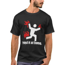 Ik probeerde het thuis.