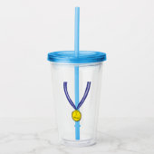 Ik probeerde medaille acryl drinkbeker (Voorkant)
