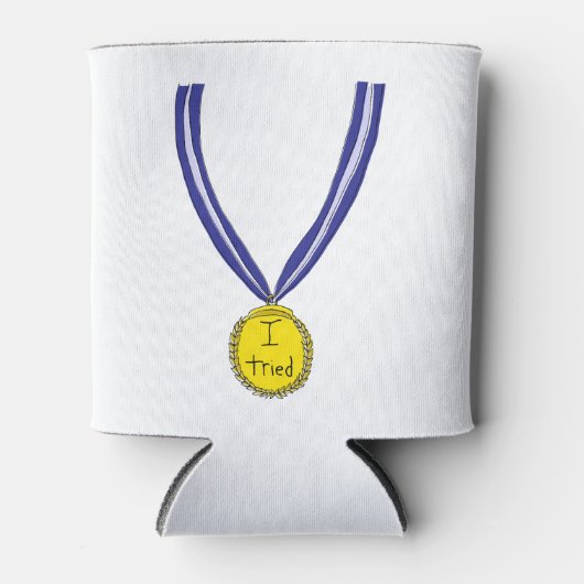 Ik probeerde medaille blikjeskoeler (Voorkant)