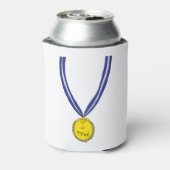 Ik probeerde medaille blikjeskoeler (Blikje Achterkant)