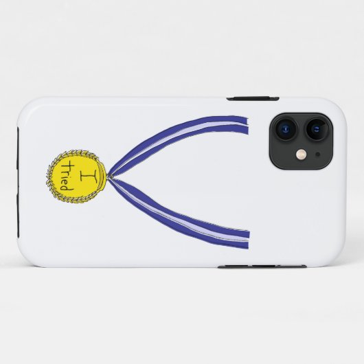 Ik probeerde medaille Case-Mate iPhone case (Achterkant (horizontaal))