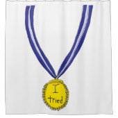 Ik probeerde medaille douchegordijn (Voorkant)