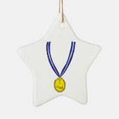 Ik probeerde medaille keramisch ornament (Rechts)