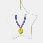 Ik probeerde medaille keramisch ornament (Links)