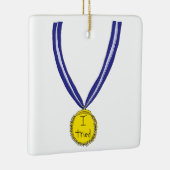 Ik probeerde medaille keramisch ornament (Rechts)