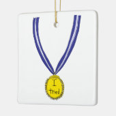 Ik probeerde medaille keramisch ornament (Links)