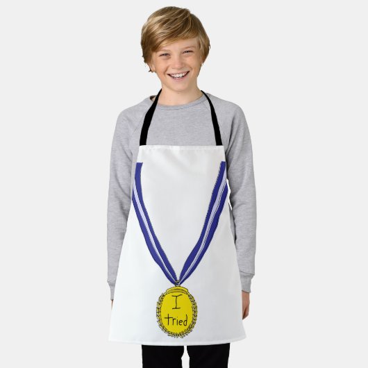 Ik probeerde medaille schort (Gedragen)