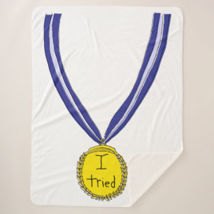 Ik probeerde medaille sherpa deken
