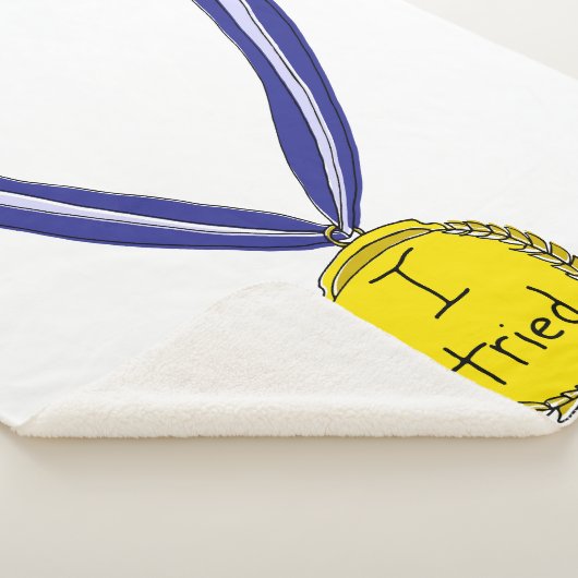 Ik probeerde medaille sherpa deken (3/4)