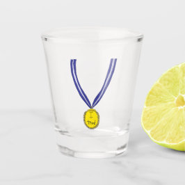 Ik probeerde medaille shot glas