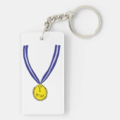 Ik probeerde medaille sleutelhanger (achterkant)