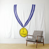 Ik probeerde medaille wandkleed (In Situ (horizontaal))