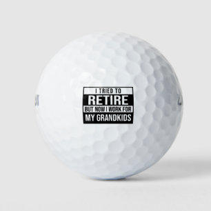 Ik probeerde met pensioen te gaan, maar nu werk ik golfballen