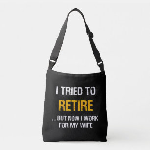 Ik probeerde terug te komen, maar nu werk ik voor crossbody tas