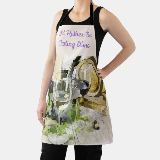 Ik proef liever wijn schort (Insitu)