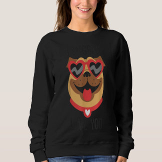 Ik Puggin Love You Funny Pug Valentijnsdag T shirt