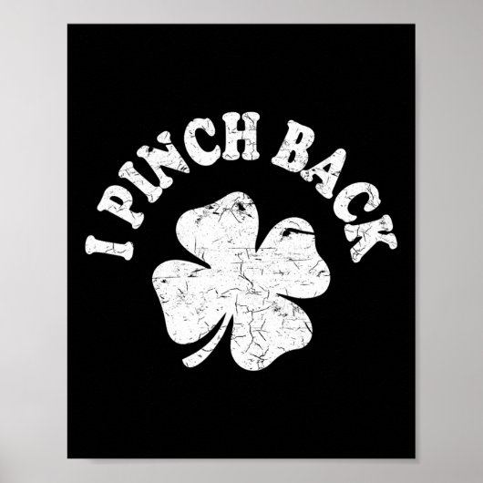 Ik Punch CK Grappig St Patrick's Day Ik Pinch CK 1 Poster (Voorkant)