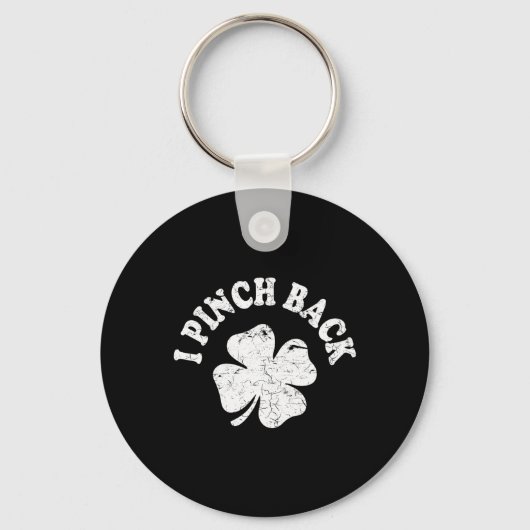 Ik Punch CK Grappig St Patrick's Day Ik Pinch CK 1 Sleutelhanger (Voorkant)