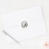 Ik Putt Altijd Grappige Golf Grappig Uit Ronde Sticker (Envelop)