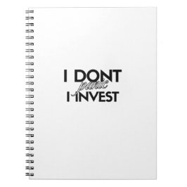 IK RAAK NIET IN PANIEK. Ik Investeer – Notitieboek
