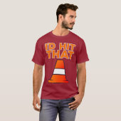 Ik raakte dat ik grappig autocross ontwerp met keg t-shirt (Voorkant volledig)