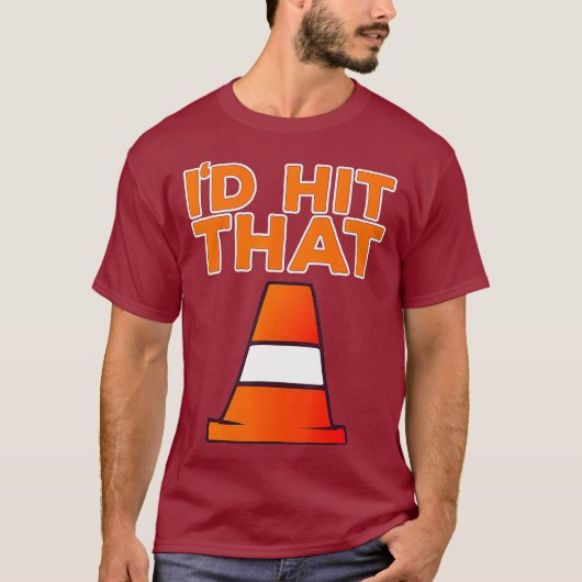 Ik raakte dat ik grappig autocross ontwerp met keg t-shirt (Voorkant)