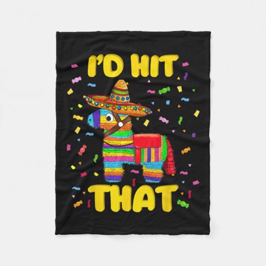 Ik raakte dat Pinata kostuum Cinco de Mayo Pa Fleece Deken (Voorkant)