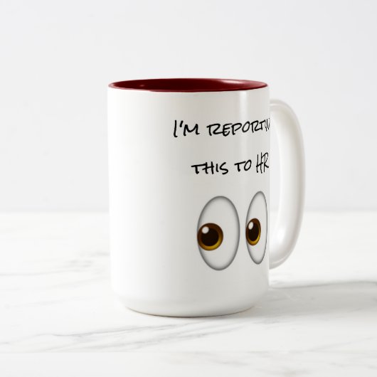 Ik rapporteer dit aan HR Mok (Voorkant rechts)