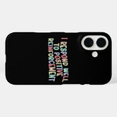 Ik Reageer Goed Op Positieve Bekrachtiging Grappig Case-Mate iPhone Case (Achterkant (horizontaal))