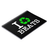Ik recycle beats notitieboek (Linkerzijde)