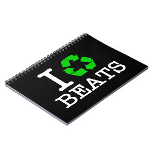 Ik recycle Beats Notitieboek