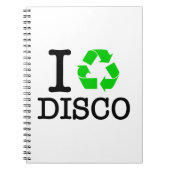 Ik recycle Disco Notitieboek (Voorkant)